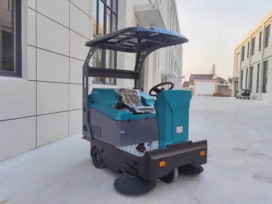 Electric 180L Outdoor Street Sweeper Ride on Street Road Sweeping Machine